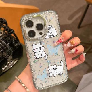 Mèo bướm phù hợp với 16 vỏ ốp điện thoại iPhone 17 kim cương lấp lánh sao14/13/11Pro