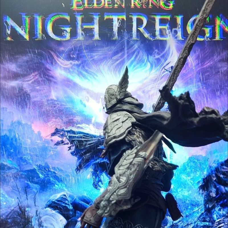 Hàng sẵn có 2.0 Mô hình nội địa Elden Method Ring Night King 's Landing Tracker Hình ngoại vi Anime Đồ trang trí