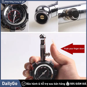 Thiết bị kiểm tra áp suất lốp xe ô tô xe máy xe tải Đồng hồ đo áp suất lốp، Thiết kế nhỏ gọn, bơm lốp định kỳ