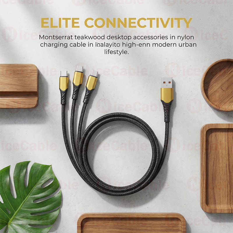 Cáp dữ liệu sạc nhanh 5A Dây sạc điện thoại USB / Type C sang Type C 100W Cáp bện cường độ cao cho ios15-17