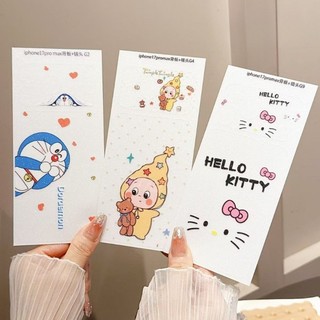 Dành Cho iPhone 17 Pro / 17 Pro Max Phim Hoạt Hình Dễ Thương Miếng Dán Ống Kính Chống Trầy Xước Trong Suốt Mềm Phim Lấp Lánh Mặt Sau Bộ Phim Bộ