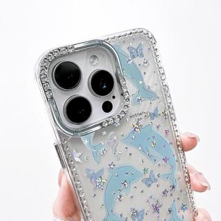 Đuôi Cá Sấu Áo Bơi Cho Iphone 16plus Iphone 14 Viền Ngọc Trai Ngôi Sao Iphone 13/11 Pro