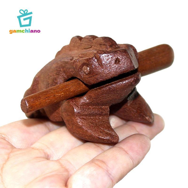 Nhạc cụ Guiro Bộ gõ tay Bộ gõ nhỏ Gỗ Guiro Shaker Ếch Rasp Kết cấu chống trượt di động Thích hợp cho ban nhạc biểu diễn trực tiếp Accompanime