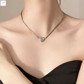 Vòng cổ mặt dây chuyền tình yêu từ tính - Trang sức hợp kim cho nữ