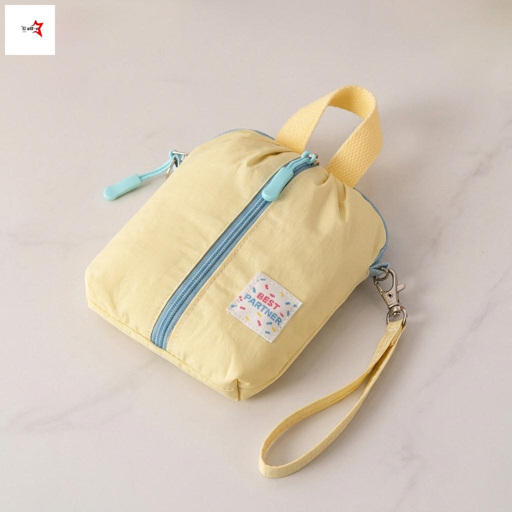 Túi đựng băng vệ sinh màu Macaron Túi đựng mỹ phẩm du lịch di động có vải chống thấm nước