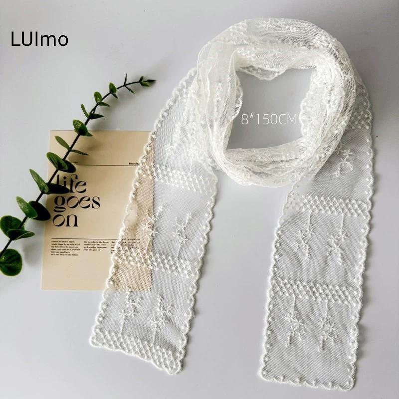 Đồng hồ thời trang LUImo cho nữ, màu trơn, túi lụa và chocker hoa ren