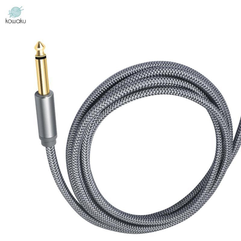 Đàn Guitar Cáp Âm Thanh Mono Sang Stereo Aux Dây Nối Dài 6.35 Mm Nam 3.5 Mm TRS Nam Đồng Cao Che Chắn Thích Hợp Cho Nhạc Sĩ Phòng Thu Kỹ Sư Âm Thanh Hồ