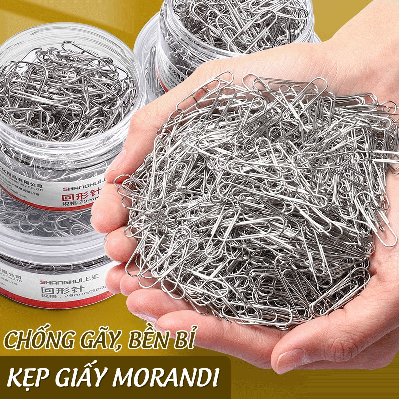 Ghim Kẹp Giấy Kim Loại 100/200 Cái - Ghim Kẹp Vòng Mini Đa Năng, Văn Phòng Phẩm Chất Lượng Cho Công Việc Hiệu Quả