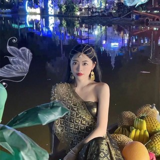 Khăn choàng sequin nữ sáng bóng, phù hợp chụp ảnh và trang phục chợ đêm