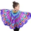VIC Kids Party Cape với họa tiết lông chim công Sự kiện mặc thoải mái