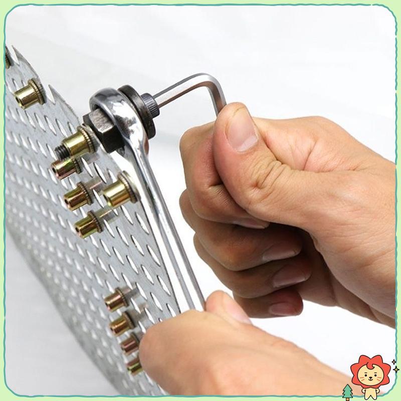 [Jielus] 11 Cái / bộ M3 M4 M5 M6 M8 M10 M12 Dụng cụ chuyển đổi đai ốc đinh tán bằng tay để cải tạo gia đình và sửa chữa tự động