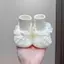 VN Thích hợp cho tất giày vải mềm thoáng khí cho bé 6 đến 12 tháng tuổi, dây giày ren phong cách công chúa