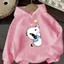 Pochacco Hoạt Hình Dễ Thương Trẻ Em Áo Dài Tay Áo Trang Phục Thường Ngày Top