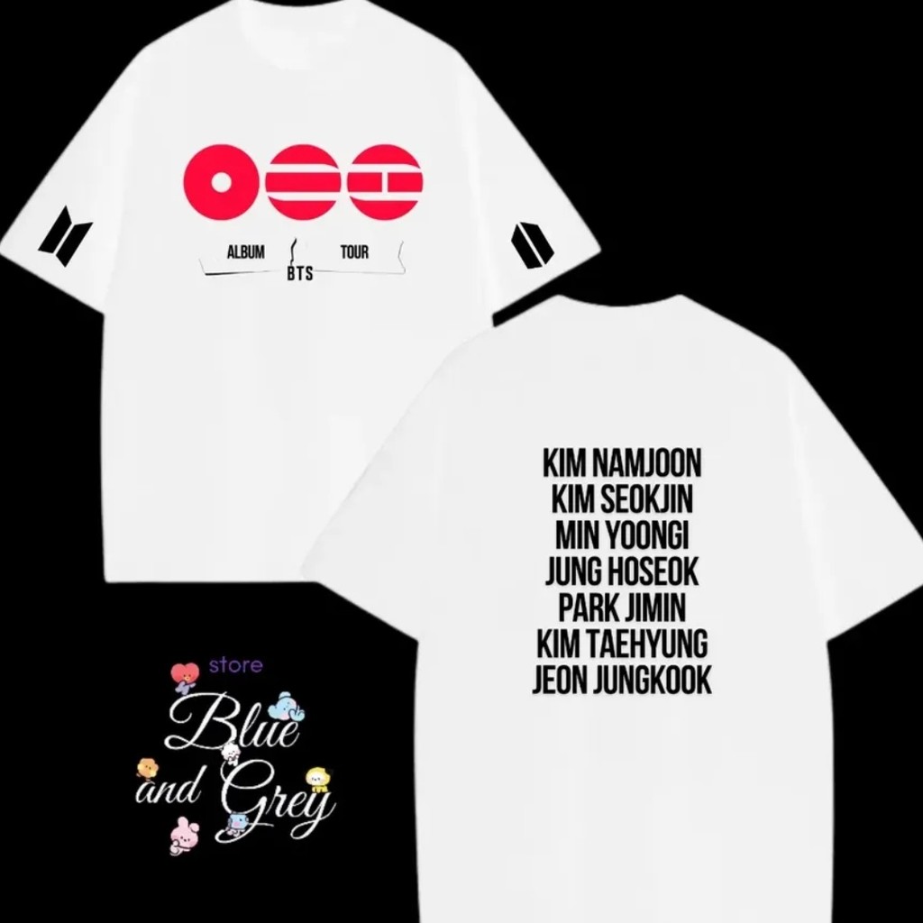 YB1 BTS LÀ TRỞ LẠI KPOP người hâm mộ quà tặng Áo thun ngắn tay áo thun 110cm-6XL BY1