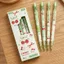 GREAT 4 Cái / hộp Bút Chì Cơ Anh Đào, Bút Chì Tự Động Viết Mịn 0.5MM, Dễ Thương Xóa Được Với Tẩy Bút Chì Học Sinh Bền Đẹp Cung Cấp Văn Phòng Trường Học