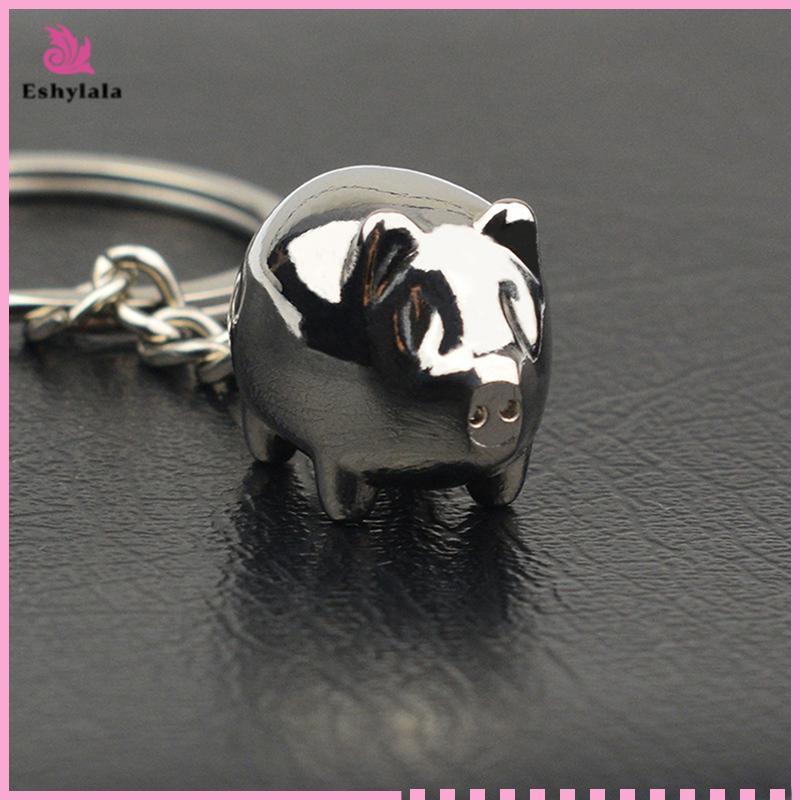 Dễ Thương Tinh Tế Chú Heo Nhỏ Móc Khóa Túi Thời Trang Charm Hợp Kim Chìa Khóa Ô Tô [MỚI]