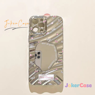 Vỏ Cho IPhone 14 16 12 15 11 13 17 Pro Max X XS Max XR 16 15 7 8 Plus AIR Bìa Mềm Gương Trang Điểm Sweet Cherry