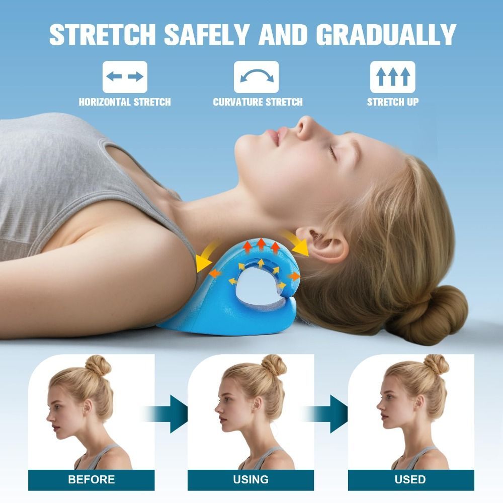 Gối cáng cổ SHUPUN, Gối Massage thư giãn cơ bắp hình chữ C, Giảm đau cột sống cao cấp Hỗ trợ cột sống Thư giãn vai Chỉnh sửa tư thế
