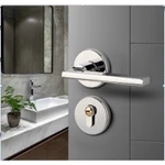 Khóa Tay Gạt Gắn Cửa Phòng Hợp Kim Hiện Đại ( 010 011 013 026 036 037 067 068 087 100 ...) chuyên đồ nội thất giá kho — ảnh 4
