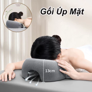 Gối Úp Mặt Cao Su Non Massage ,Gối mút hoạt tính thoải mái,Thích hợp cho massage spa,Giờ nghỉ trưa