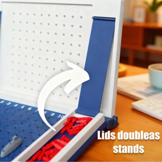 Playbook'd Chess, 3D Printed Chess Book Books Design Folding Board Game for Adults