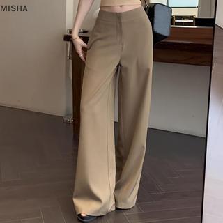 Misa Thời Trang Thường Ngày Retro Rời Dài Sàn Chiều Dài Cao Phù Hợp Với Quần
