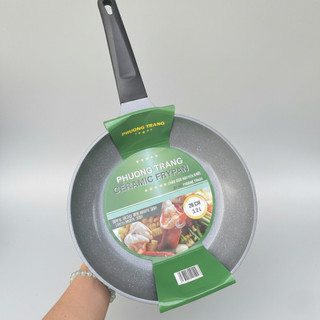 Chảo Chống Dính Phương Trang 26cm – Nhôm Đúc Nguyên Khối, Bền Nhiệt, Phù Hợp Bếp Gas/Hồng Ngoại