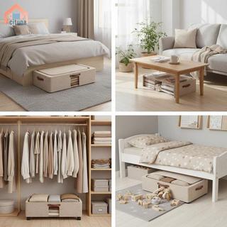 Dưới Giường Hộp Đựng Có Bánh Xe Bảo Quản Cao Cấp Sắp Xếp Tiết Kiệm Không Gian Đa Năng Cho Sách Gối Chăn Đồ Chơi Giày