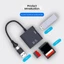 Bộ chuyển đổi đầu đọc thẻ btsg cho giao diện đôi USB A và USB C USB3 0