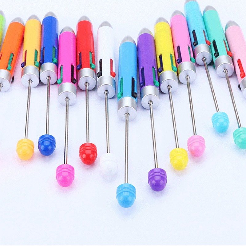 10 Chiếc Đính Hạt Bút Bi DIY Nhiều Màu Dễ Thương, Đổ Lại, Dùng Cho Kinh Doanh, Trang Sức, Xếp Hình