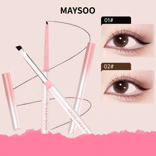 Bút Kẻ Mắt MAYSOO Hai Đầu Dài Chống Thấm Nước Chống Mồ Hôi Mượt Chống Mờ Bút Kẻ Mắt Trang Điểm Mắt