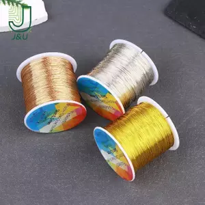 Dây thép mạ đồng 100m dùng làm trang sức và hoa handmade, dễ uốn cong, đường kính 0.3/0.4/0.5mm