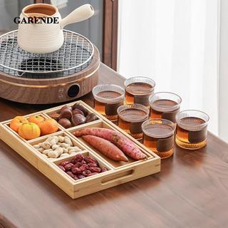 Garande Khay Phục Vụ Đĩa Trà Cà Phê Đĩa Đa Năng Mộc Mạc Ăn Tối Khay Đựng Thực Phẩm Ăn Nhẹ Hộp Đựng Cho Ngày Lễ Ăn