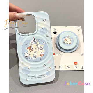 Ốp Lưng Cho IPhone 16 11 13 17 15 12 14 Pro Max 16 7 15 8 Plus X XR XS MAX 17AIR Vỏ nam châm sóng động vật ngọt ngào