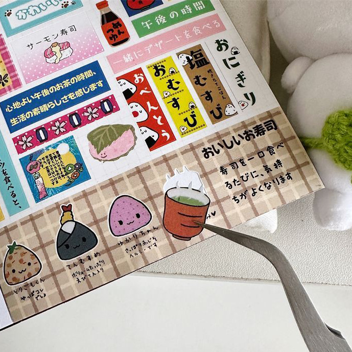 Sách Sticker Gấu Kawaii 32 Trang 900+ Hình - Tem Cắt Rời Siêu Đáng Yêu Giá Rẻ DIY Scrapbooking Trang Trí Handmade