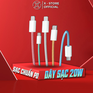 Cáp sạc nhanh 20W C to LN cho lp, dây dù chống rối, sạc PD, truyền dữ liệu tốc độ cao - DSBD20W