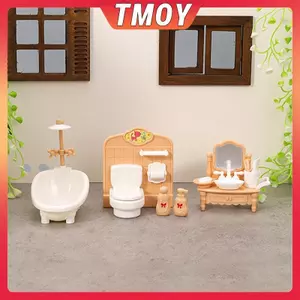 TMOY 1 Bộ 1: 12 Nhà Búp Bê Thu Nhỏ Bồn Tắm Bồn Tắm Bồn Tắm Bộ Đồ Nội Thất Mô Hình Nhà Trang Trí Đồ Chơi Nhà Búp Bê Phụ Kiện TMOY
