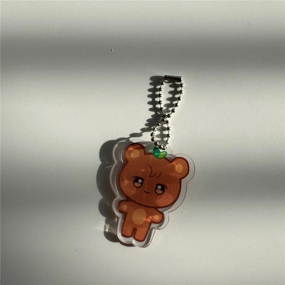 8PCS Kpop ATEEZ Aniteez Keychain Animals Pendant Keychains