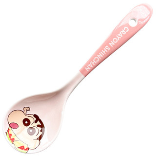 Thìa gốm Crayon Shin-chan nhỏ, canh, mì hoạt hình cho trẻ em, bàn ăn gia đình