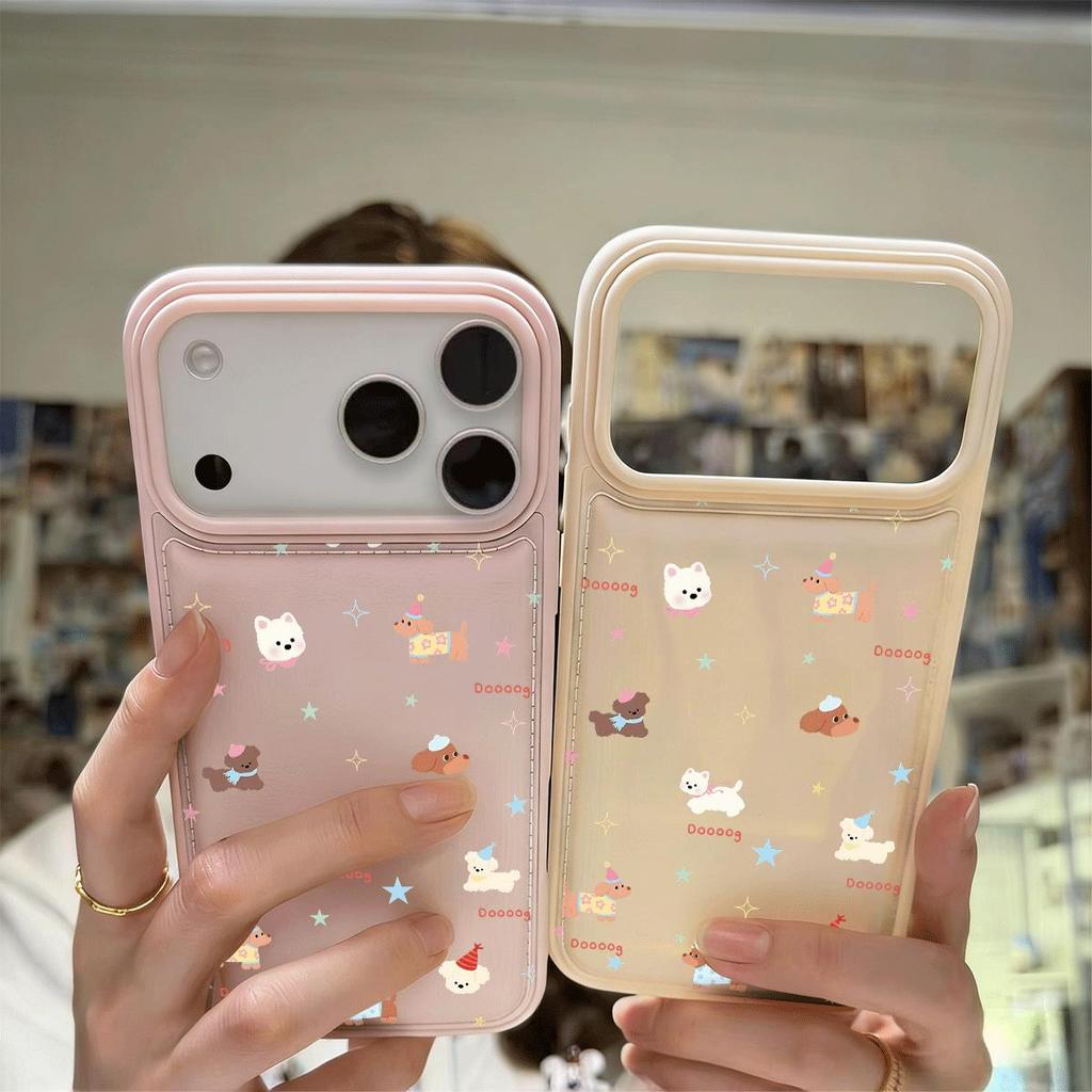 Đảng Puppies cho iPhine17promax Bánh mì trường hợp iPhone 16pro Mới