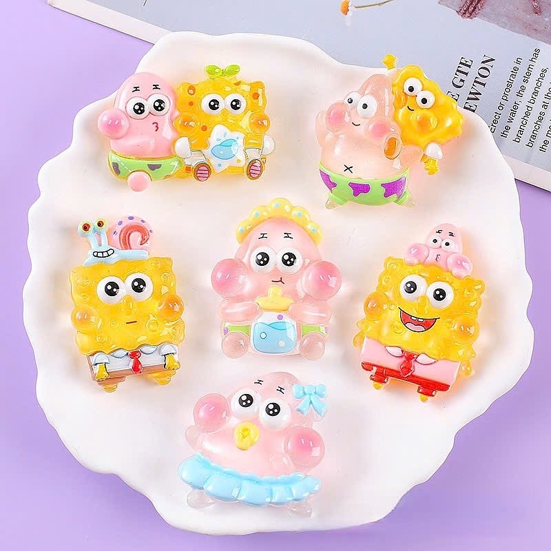 Charm phát sáng: Charm bọt biển size Bự- Phát sáng- Mẫu mới 2026 new trend
