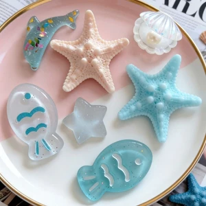 Charm gắn dép : Set charm Đại dương Paste- sao biển- cá- sò đại đương dễ thương
