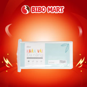 Khăn Khô Đa Năng Bibo's Không Dệt Mềm Mại An Toàn Chăm Sóc Da Bé Sơ Sinh 250g - Bibo Mart