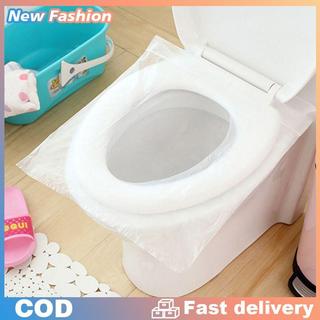 50 cái dùng một lần du lịch an toàn PE nhựa nhà vệ sinh chỗ ngồi Bìa Mat đệm mat