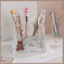 CATIYAHA Giá Để Đồ, Văn Phòng Phẩm Ba Lưới Đựng Bút Acrylic, Vuông Trong Suốt Dung Tích Lớn Kệ Trang Điểm Trường Học