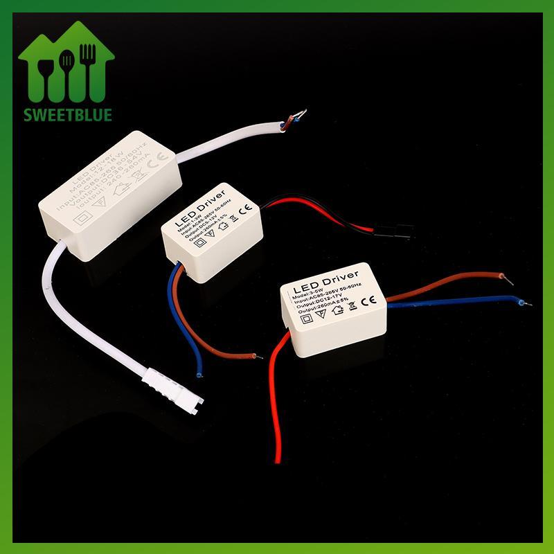 SWEET 1PC 1-3W 3-5W 4-7W 8-12W12-18W 18-24W LED Driver Light Transformer Bộ chuyển đổi nguồn điện không đổi Dải đèn LED Driver Power n