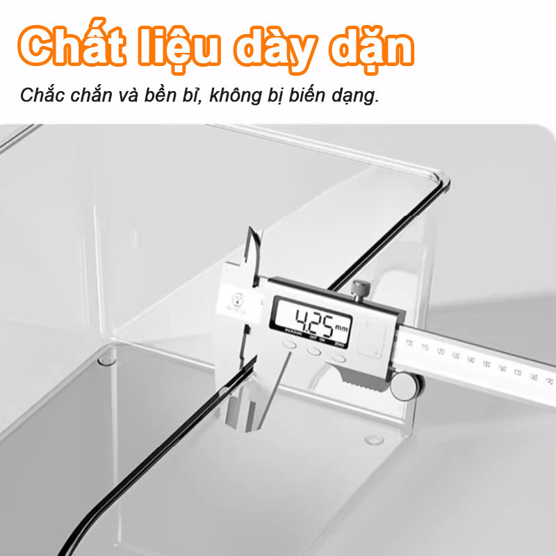 Hộp Bảo Quản Thực Phẩm Dạng Ngăn Kéo Cho Tủ Lạnh - Dung Tích Lớn, Đựng Rau Củ, Trái Cây, Trứng, Đồ Uống Đa Năng