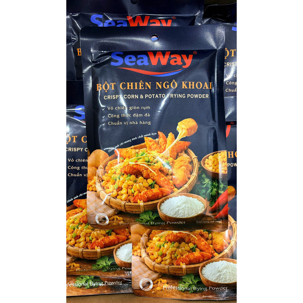 Bột Chiên Ngô Khoai SeaWay - chuẩn vị nhà hàng, vỏ chiên giòn, công thức đậm đà