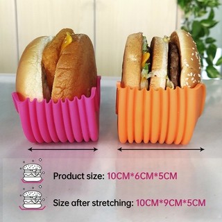 Dụng cụ nhà bếp Kelnny Hộp Hamburger 4 inch 4 màu để lưu trữ và tặng dễ dàng