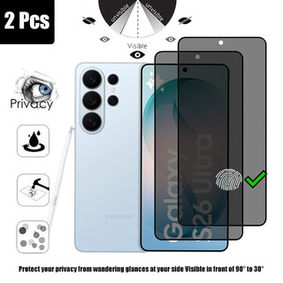 1-2 Chiếc Galaxy S26 Ultra Privacy Kính Cường Lực Bảo Vệ Màn Hình Cho Samsung S25 edge S23 S24 Plus FE 5G Chống Gián Điệp 9D Kính Bảo Vệ